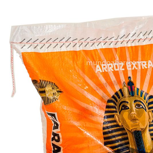 Arroz Faraon 50 kilos costura de frente